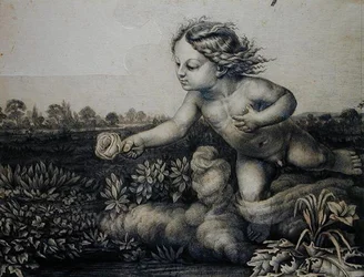 Genio con una rosa, 1809